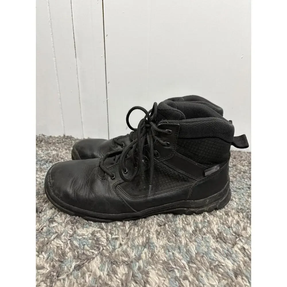 Danner Boots Mens 12 Lookout 5.5 Dry Black Leather Tactical Waterproof Duty